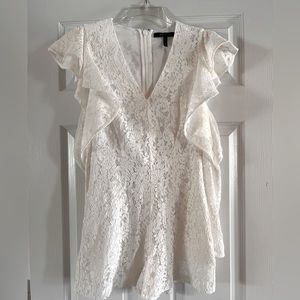 White Lace BCBG MaxAzria Romper